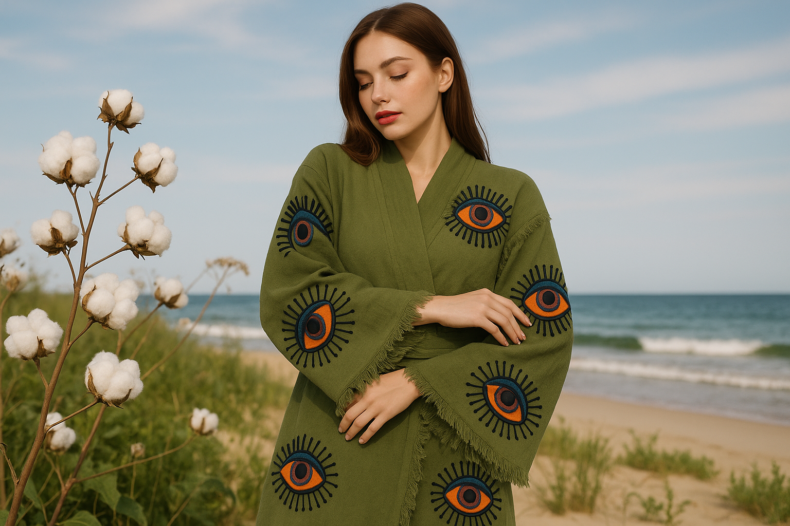 Elevate Your Lifestyle with Sustainable Luxury: Discover the Boho Green Organic Cotton Robe