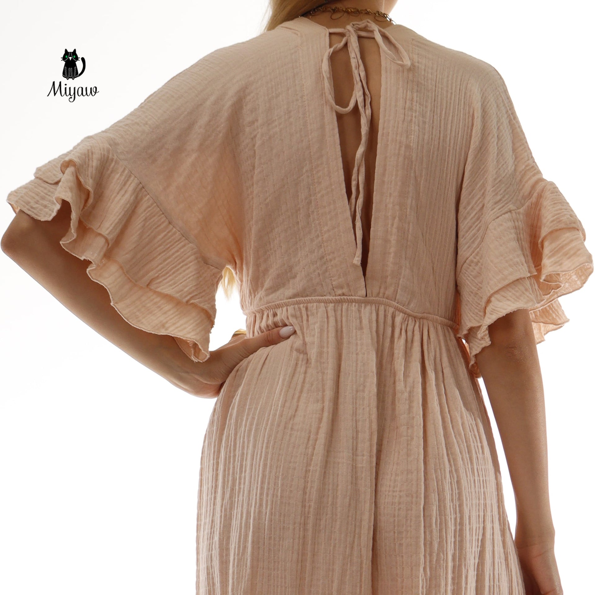 Boho Mediaval Maxi Dress, Bohemian Greek Goddess Dress