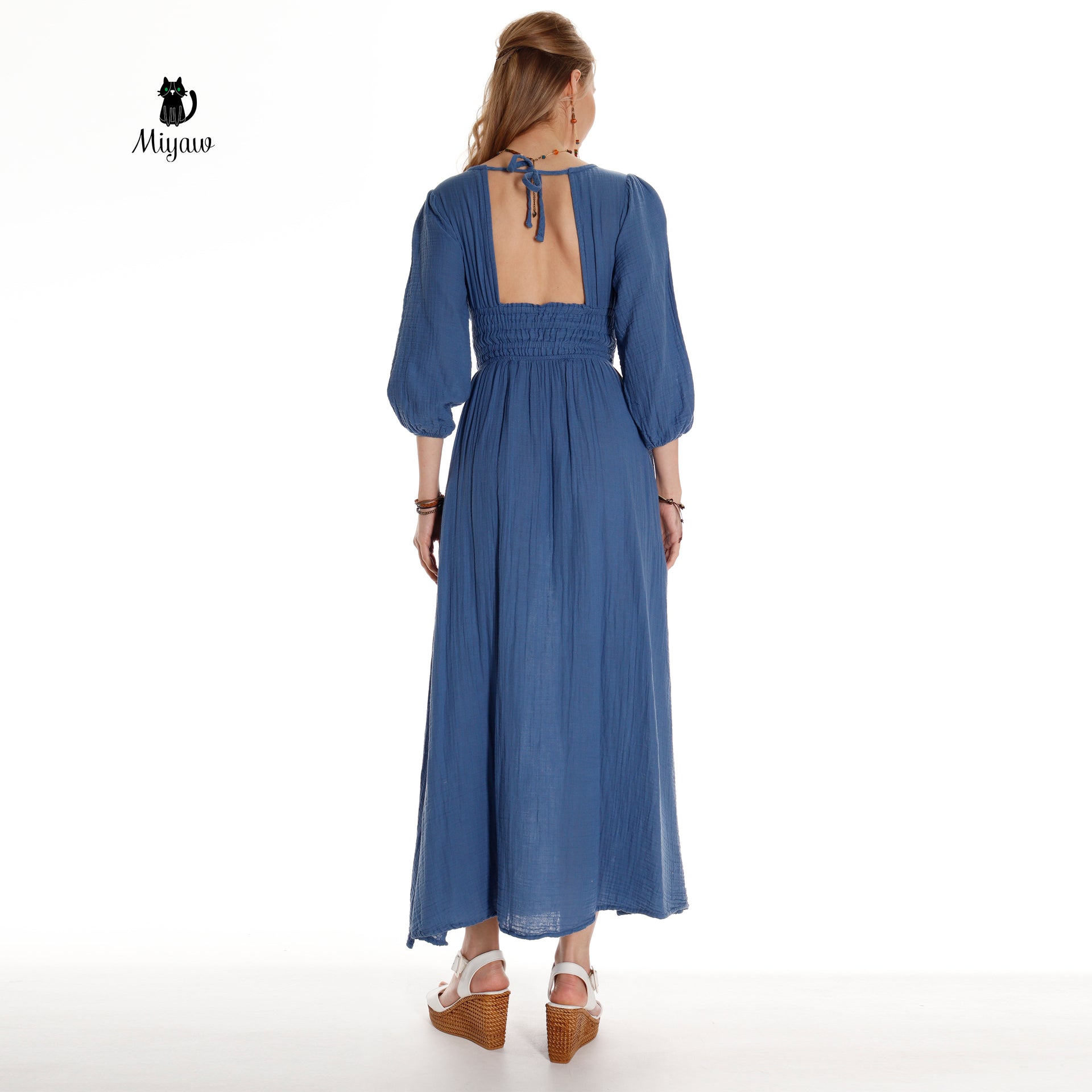 Wholesale Bohemian Wedding Guest Dress, Boho Long Summer Dress
