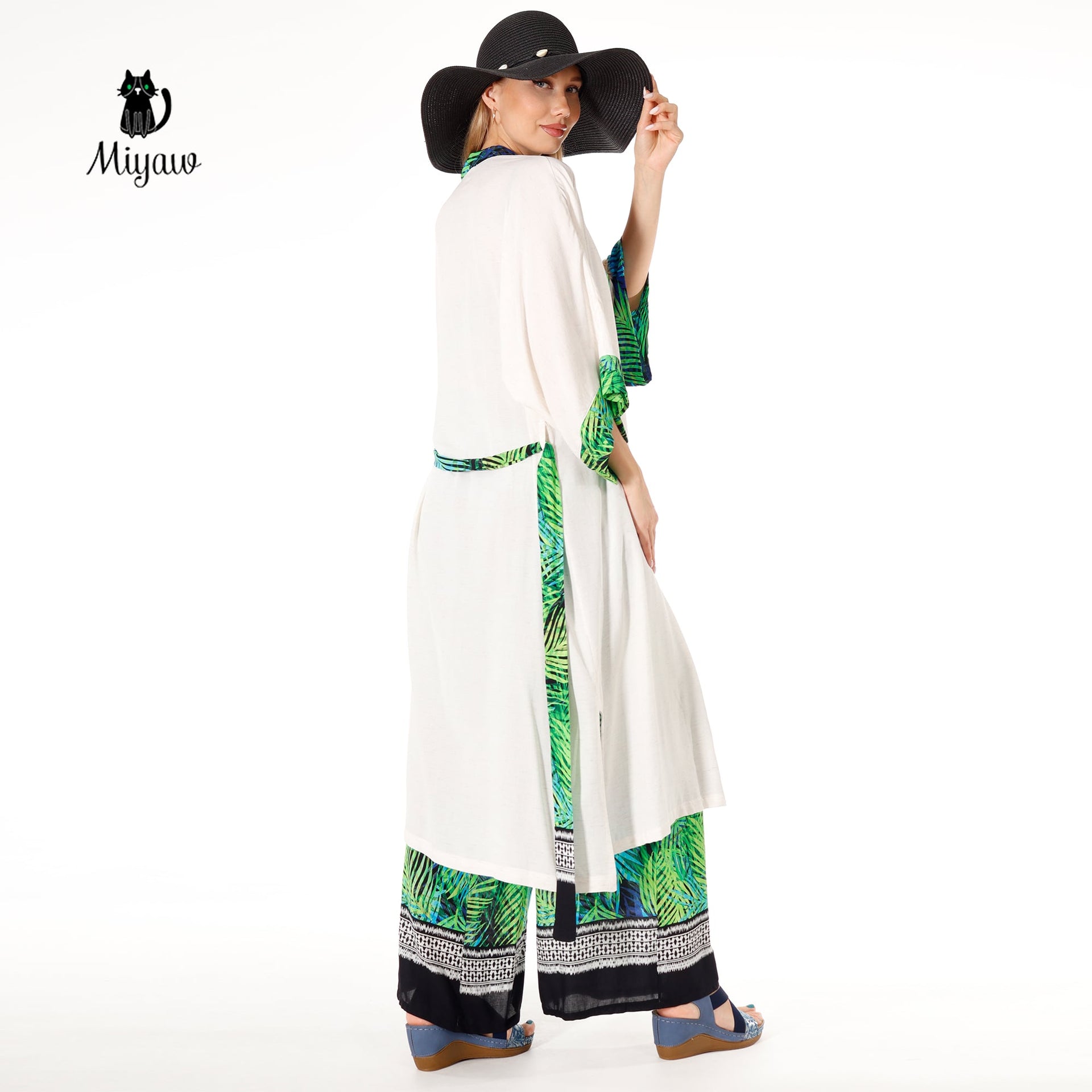 White Kimono Robe, Boho Linen Tops for Festival Outfits
