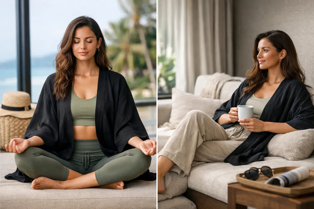 Yoga Kimono Style for Travel and Lounge