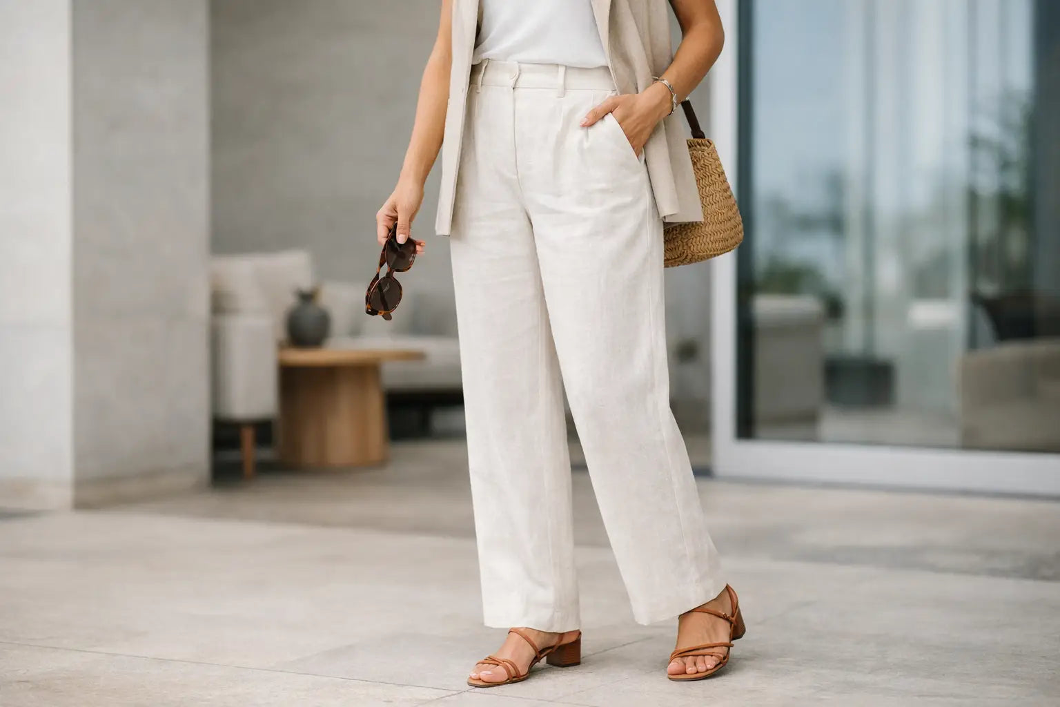 Womens Linen Dress Pants for Easy Chic Style
