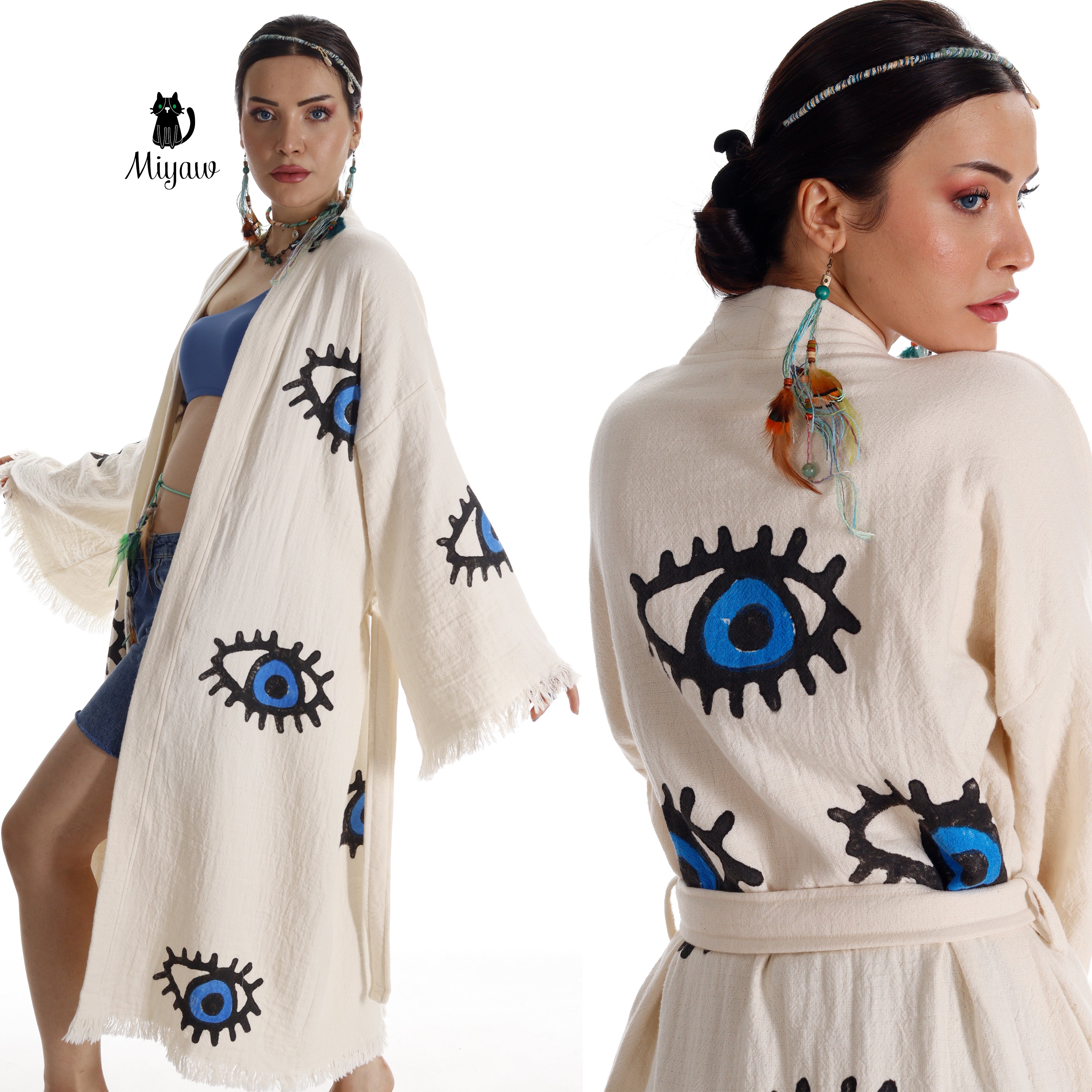 Beach Kimono Robes for Women