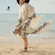 Cotton Kimono Robe: Print Design Dressing Gown & Cotton Kimonos