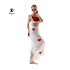 Cotton Heart PJ Pants – Cozy Pajama Bottom for Women