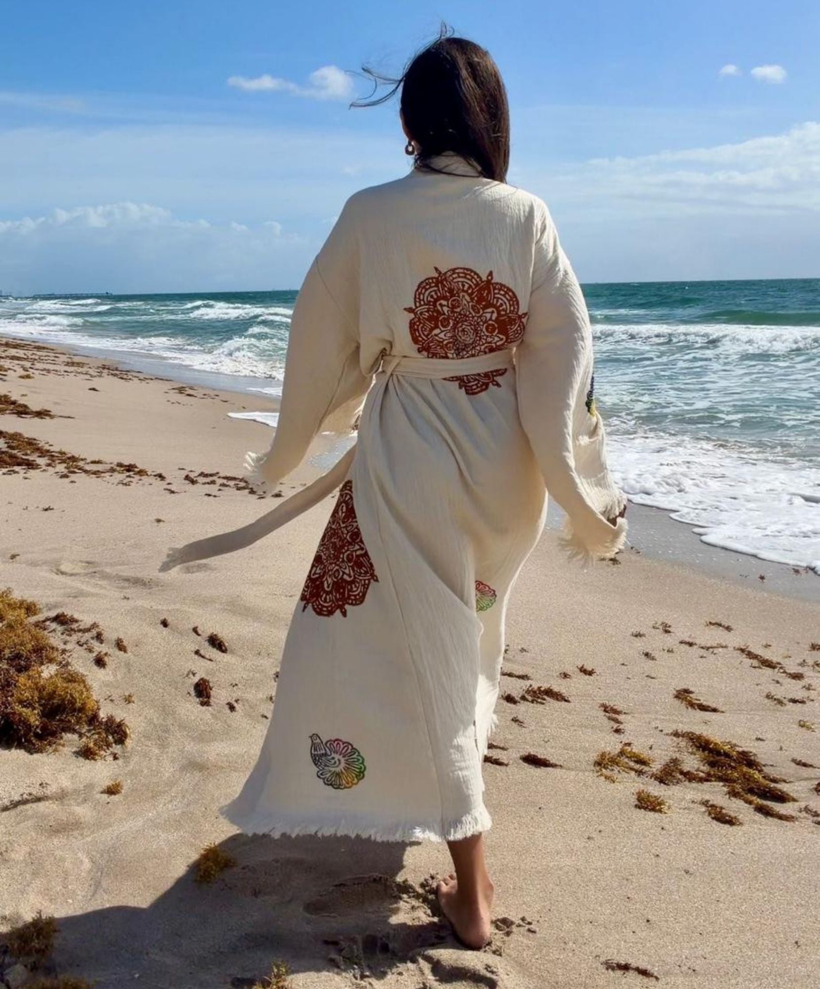 Covered Up Swimwear Robe in Organic Cotton