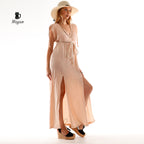 Boho Greek Goddess Dress, Bohemian Mediaval Dress