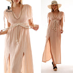 Boho Greek Goddess Dress, Bohemian Mediaval Dress