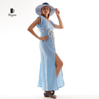 Wholesale Boho Goddess Dress - Organic Cotton Maxi Dress for Women