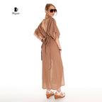Boho Chic Ancient Greek Dress, Cotton Maxi Dress