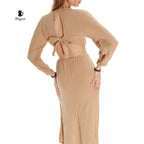 Boho Chic Cotton Maxi Dress for Spring and Resort Wear