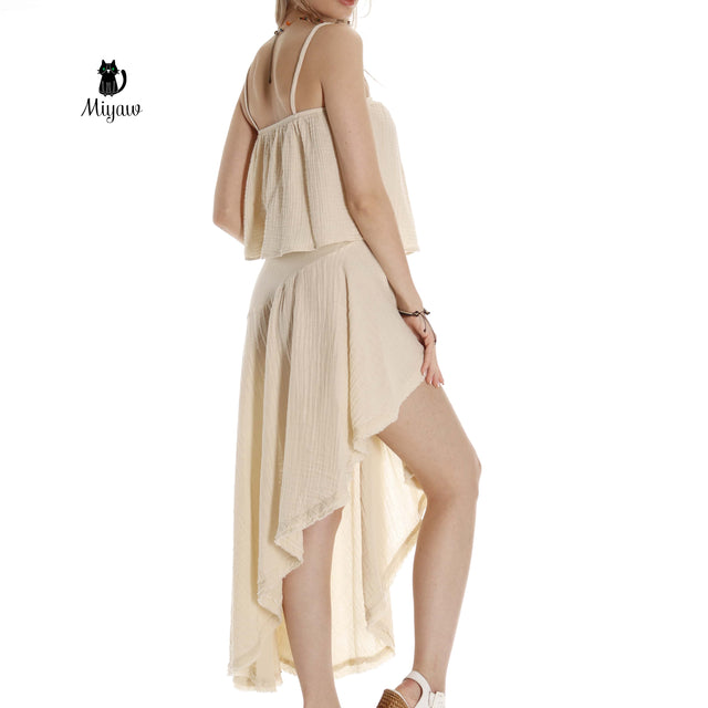 Trendy Wholesale Sleeveless Crop Tops for Resort Style - Boutique Essentials - Miyawfashion