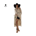 Wholesale Boho Organic Cotton Kimono – Eye Stamp Robe