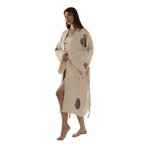 Women's Aztec Cotton Bathrobe – Long Kimono Style Robe