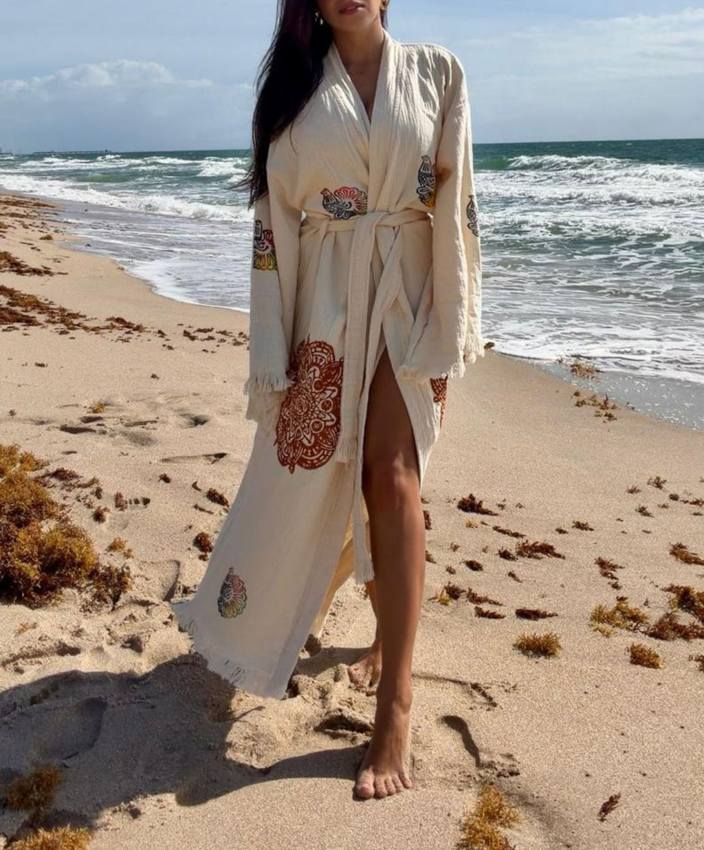 Covered Up Swimwear Robe in Organic Cotton