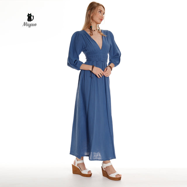 Wholesale Bohemian Wedding Guest Dress, Boho Long Summer Dress