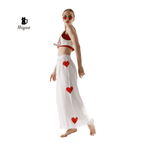 Cotton Heart PJ Pants – Cozy Pajama Bottom for Women