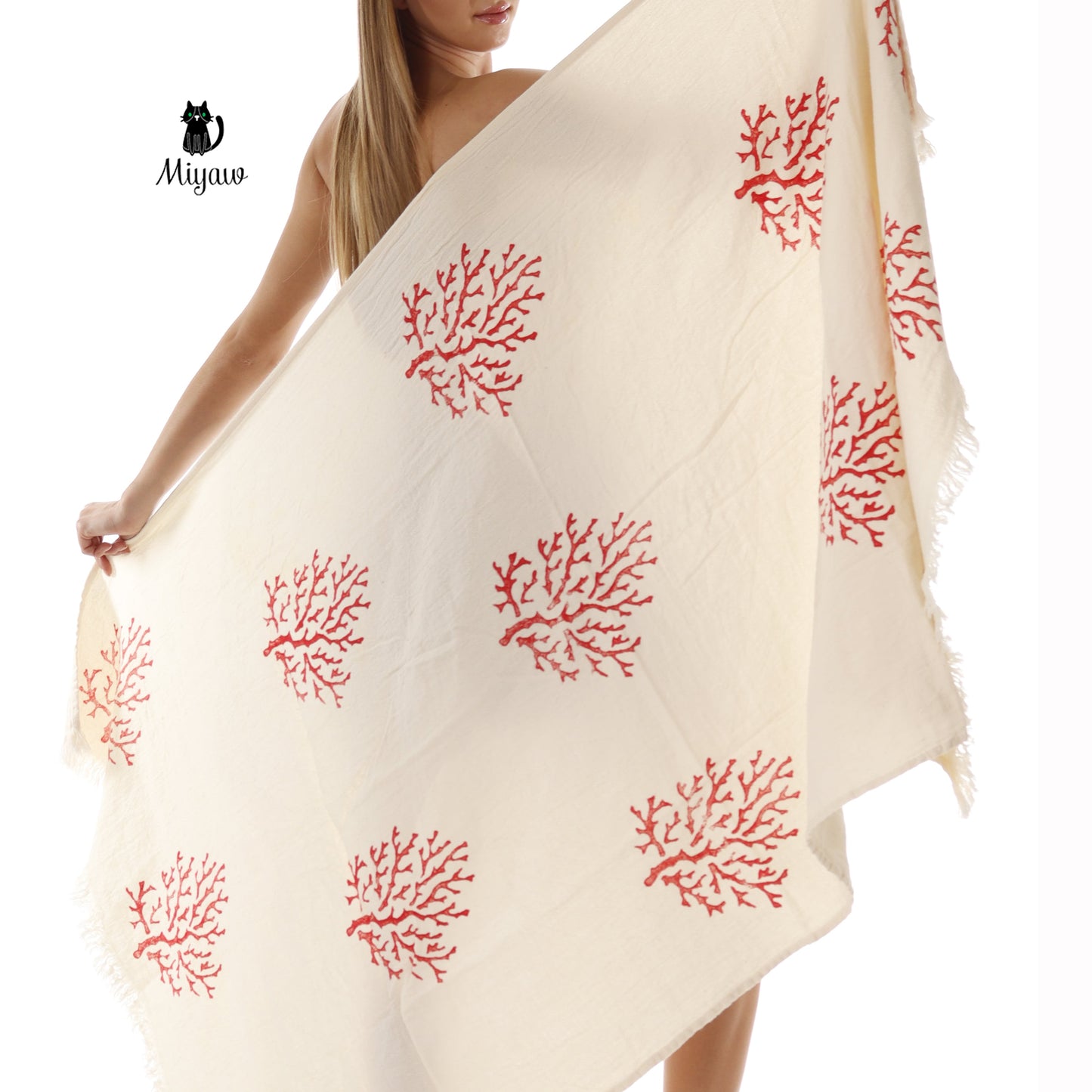 Wholesale Large Organic Cotton Bath & Beach Towel – Eco-Friendly Luxury for US Boutiques - Miyawfashion Miyawfashion