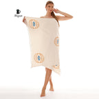 Boho Handcrafted Protective Eye Towel for Bath or Beach - Miyawfashion