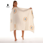 Boho Handcrafted Protective Eye Towel for Bath or Beach - Miyawfashion