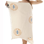 Boho Handcrafted Protective Eye Towel for Bath or Beach - Miyawfashion