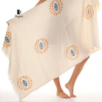 Boho Handcrafted Protective Eye Towel for Bath or Beach - Miyawfashion
