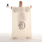 Boho Sun and Moon Fringe Bath or Beach Towel - Miyawfashion