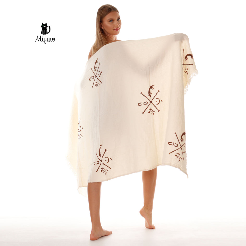 Bulk Organic Cotton Handcrafted Aztec Towels – Eco-Friendly Wholesale - Miyawfashion