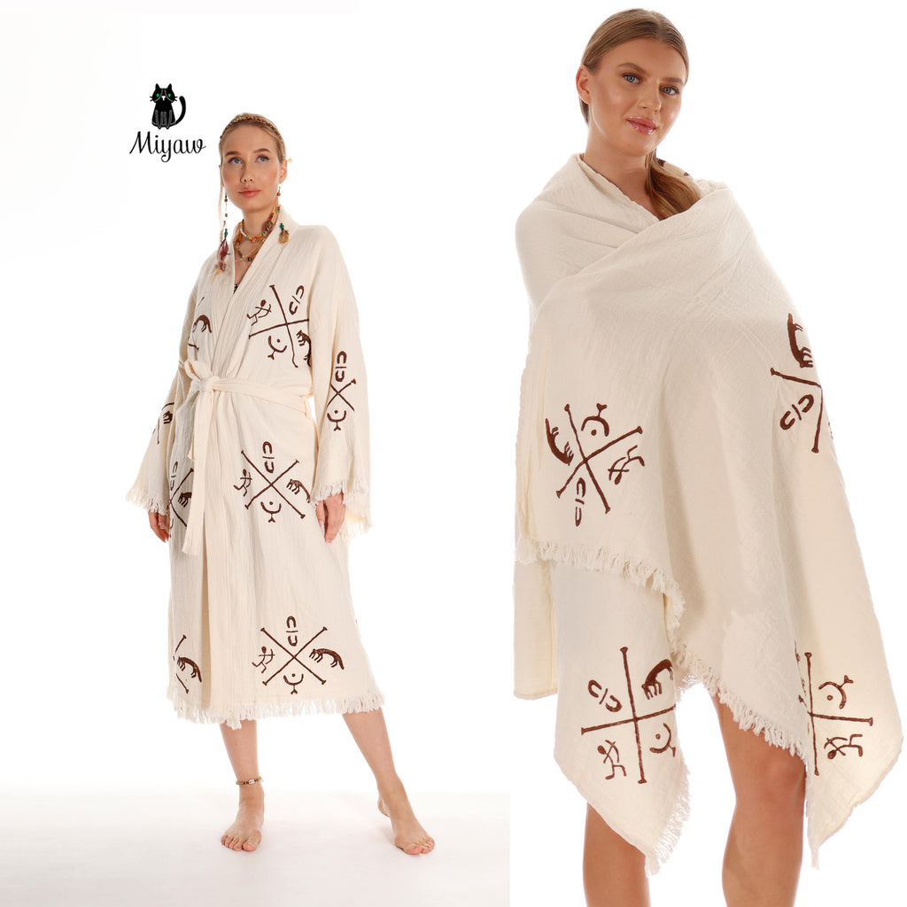 Bulk Organic Cotton Handcrafted Aztec Towels – Eco-Friendly Wholesale - Miyawfashion
