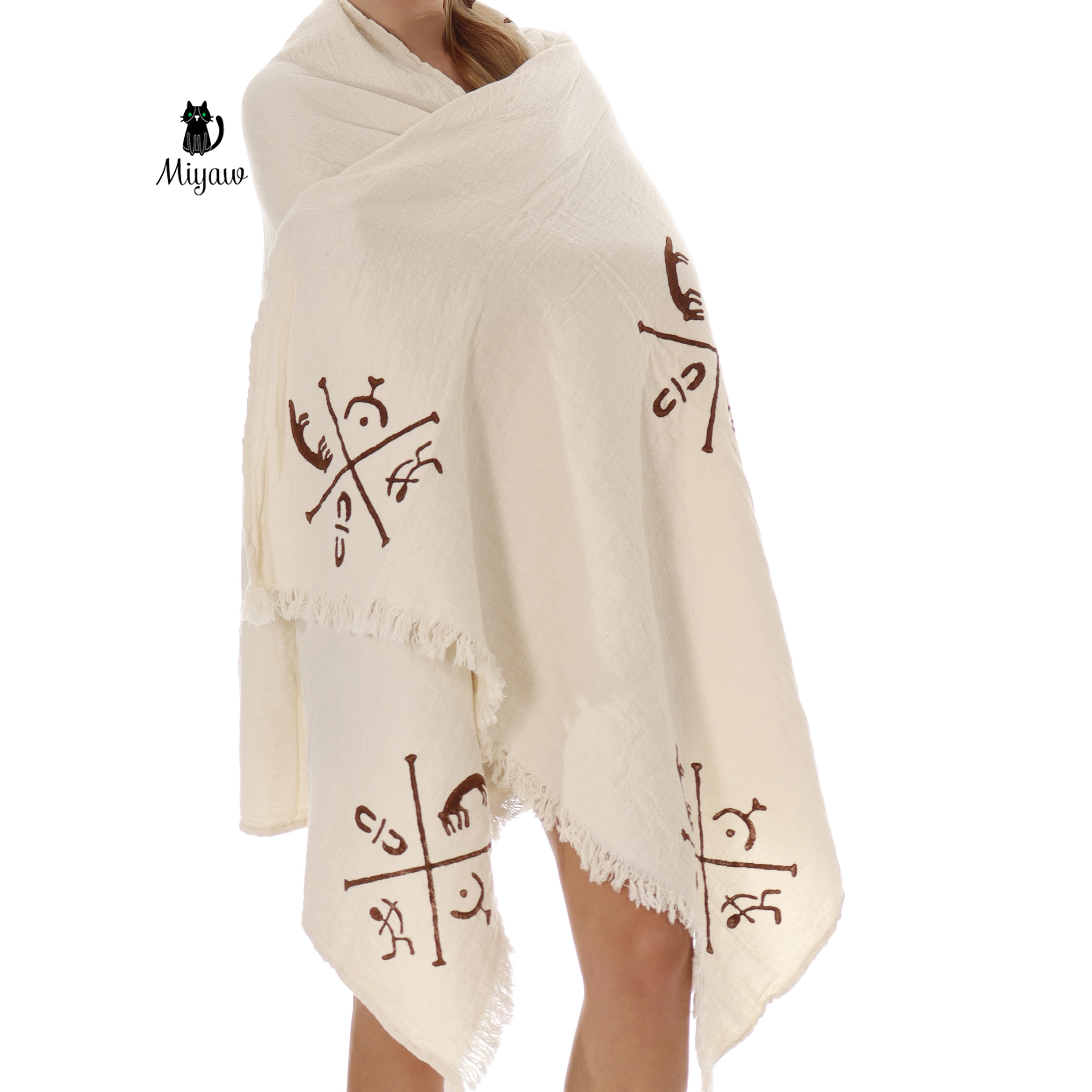 Bulk Organic Cotton Handcrafted Aztec Towels – Eco-Friendly Wholesale - Miyawfashion