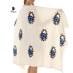 Organic Cotton Beach Towel with Fringe - Large, Eco-Friendly Beach Essential for Boutiques in the US - Miyawfashion