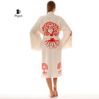 Organic Cotton Boho Kimono Robe for boutiques - Miyawfashion