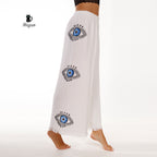 Wide-Leg Loose Cotton Pants for Ladies – Effortless Style & Comfort - Miyawfashion