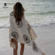 Cotton Protective Eye Beach Towel, Evil Eye Boho Cotton Towel for the beach and home