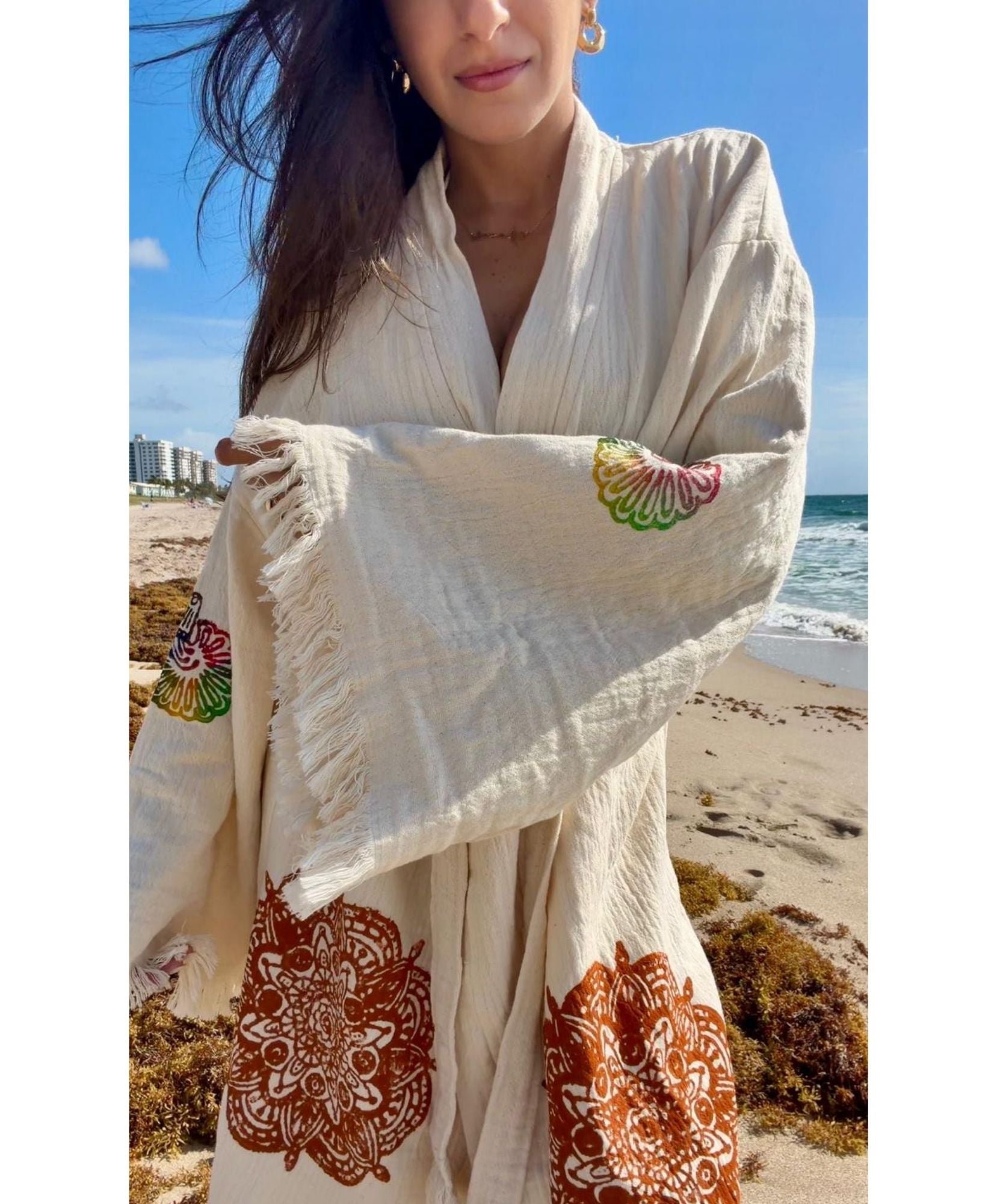 Covered Up Swimwear Robe in Organic Cotton