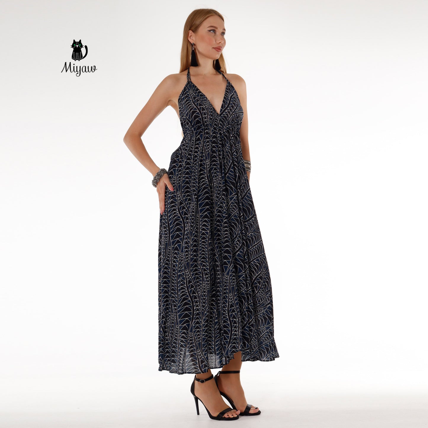 Effortlessly Elegant Long Dress for Resort Vacations - Miyawfashion Miyawfashion