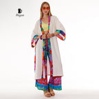 Boho Chic Style: Colorful Wide Leg Women's Festival Pants - Miyawfashion