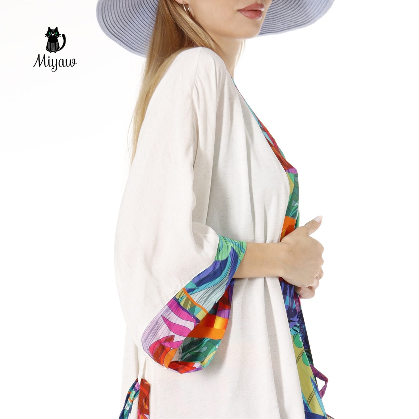 Boho Beach Kimono, Boho Kimono Cover Up Miyawfashion