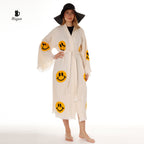 Wholesale Cotton Kimono Kaftan with Smiling Face – Boho Chic