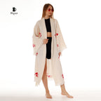 Boho Love pattern Kimono, Chic Resort Wear