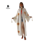 Wholesale Organic Cotton Duster – Neon Eye Kimono Robe