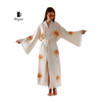 Wholesale Organic Cotton Duster – Neon Eye Kimono Robe