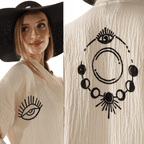 Boho Cotton Ladies Kimono Robes – Soft & Breathable Cover-Up