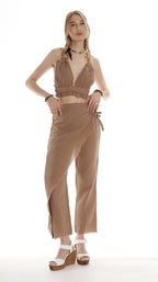 Boho Pirate Style: Organic Cotton Resort Wear Pants for Summer Adventures - Miyawfashion