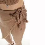 Boho Pirate Style: Organic Cotton Resort Wear Pants for Summer Adventures - Miyawfashion