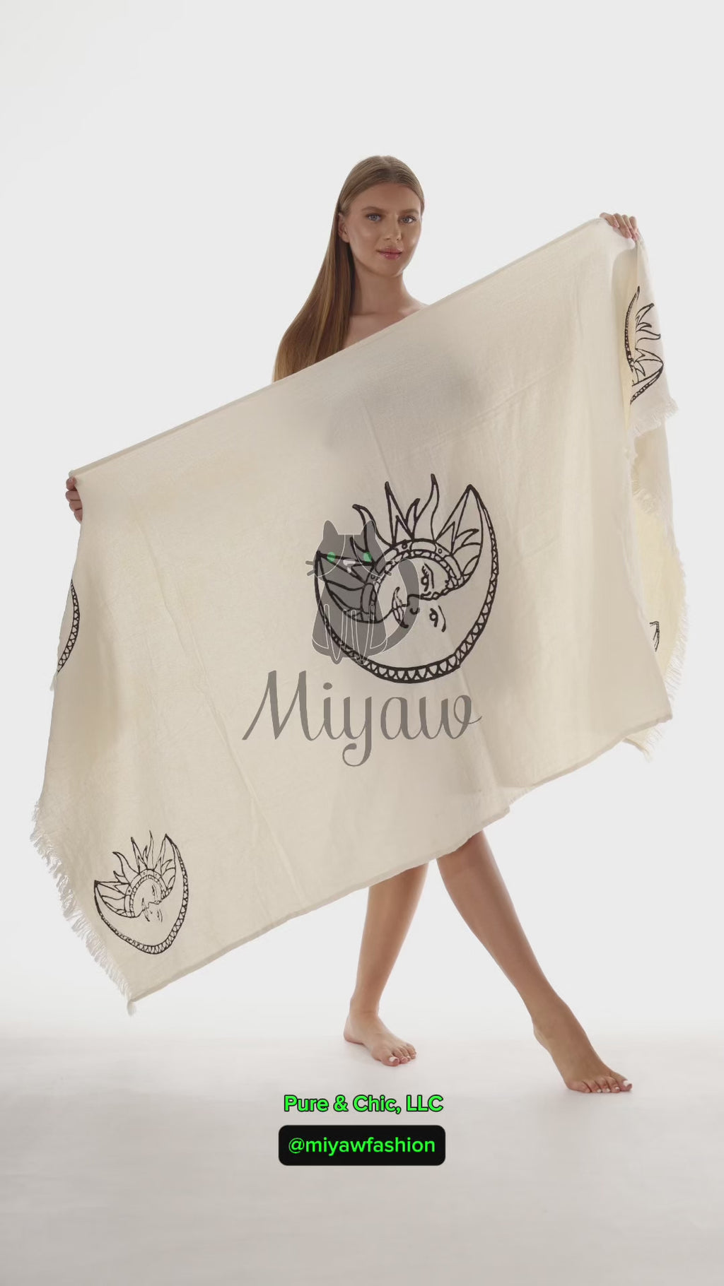 Boho Sun and Moon Fringe Bath or Beach Towel