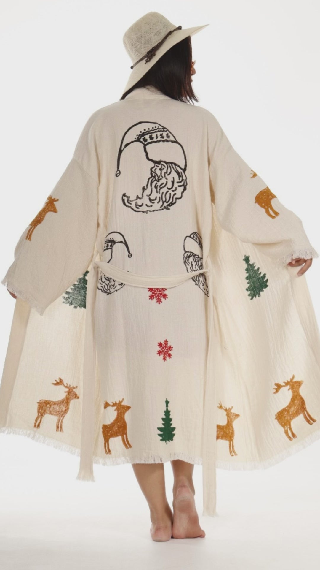 Christmas Tree Kimono Robe – Unique Christmas Gift Idea