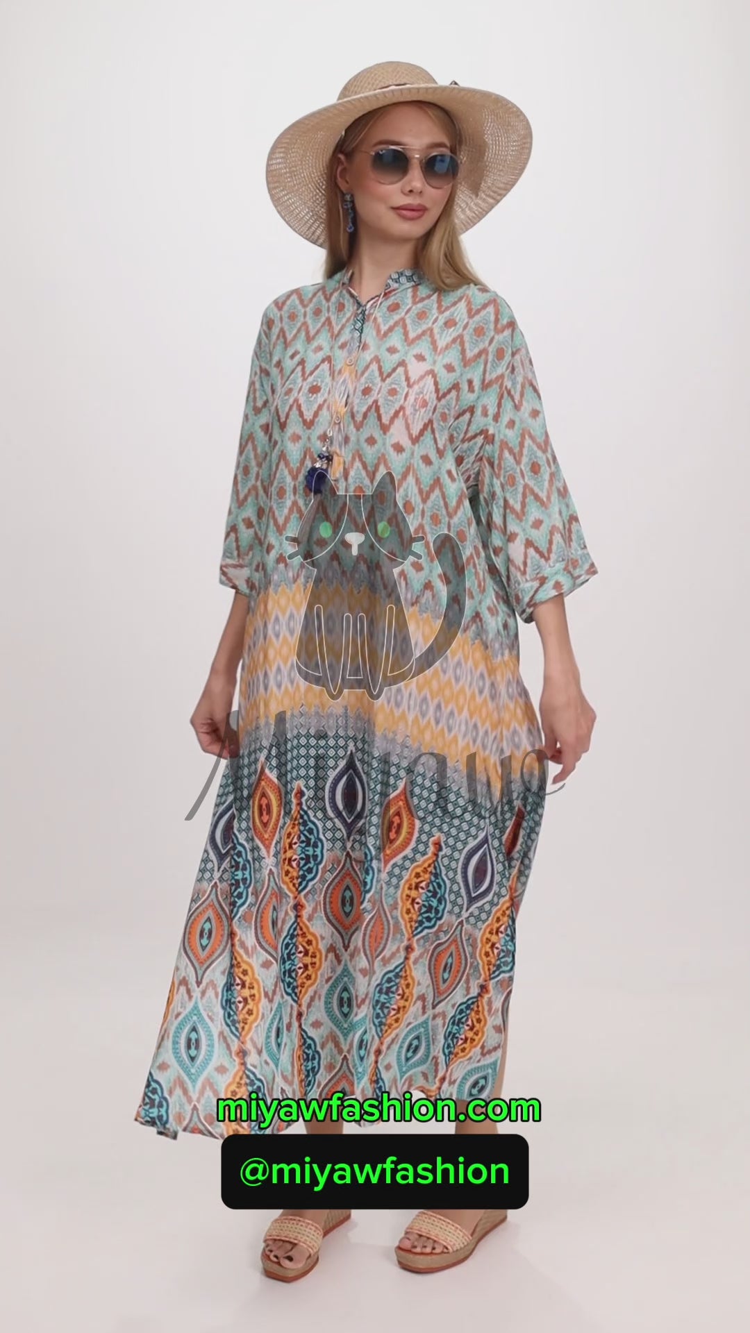 Women's Boho-Style Maxi Dress