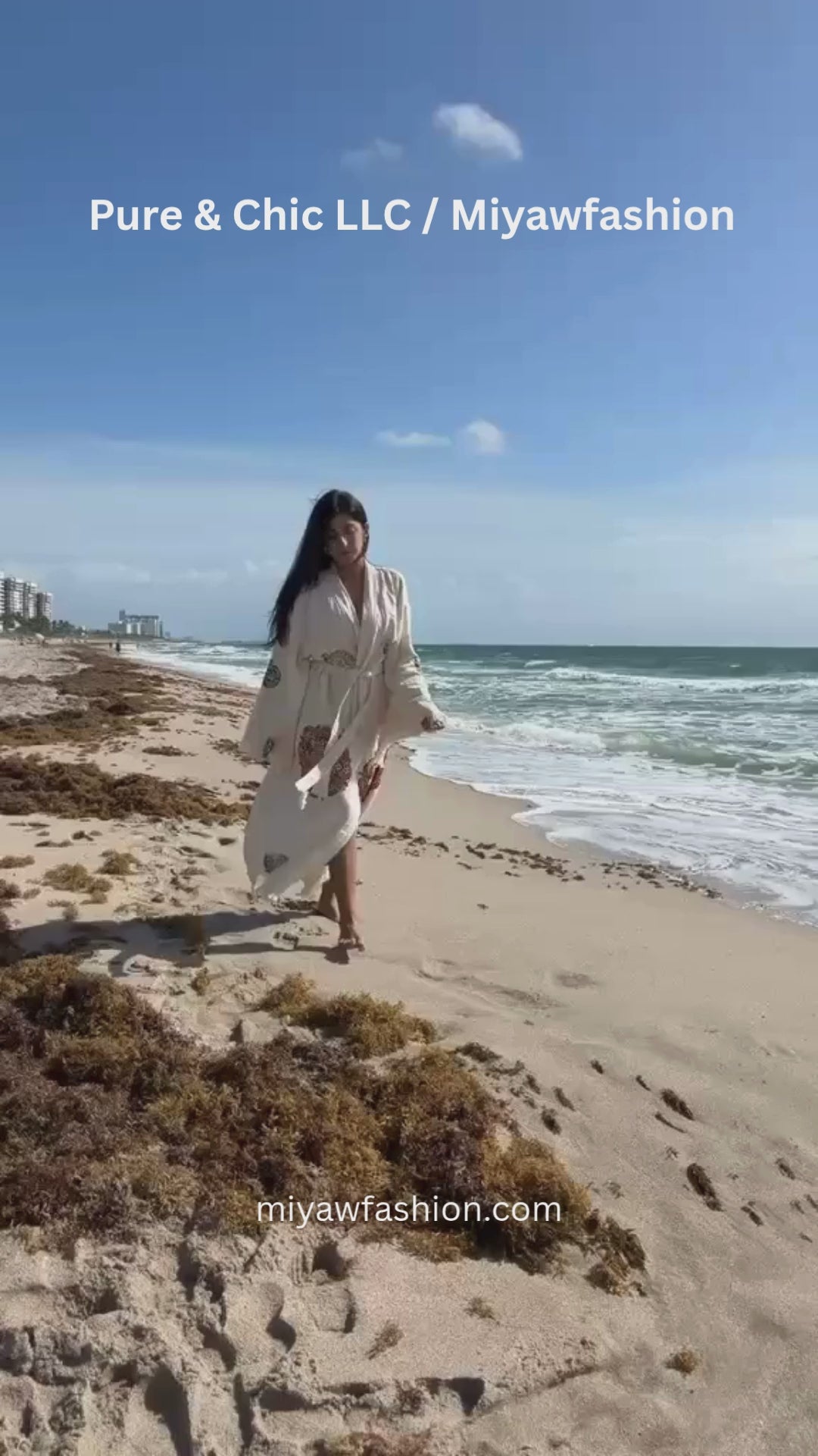 Covered Up Swimwear Robe in Organic Cotton