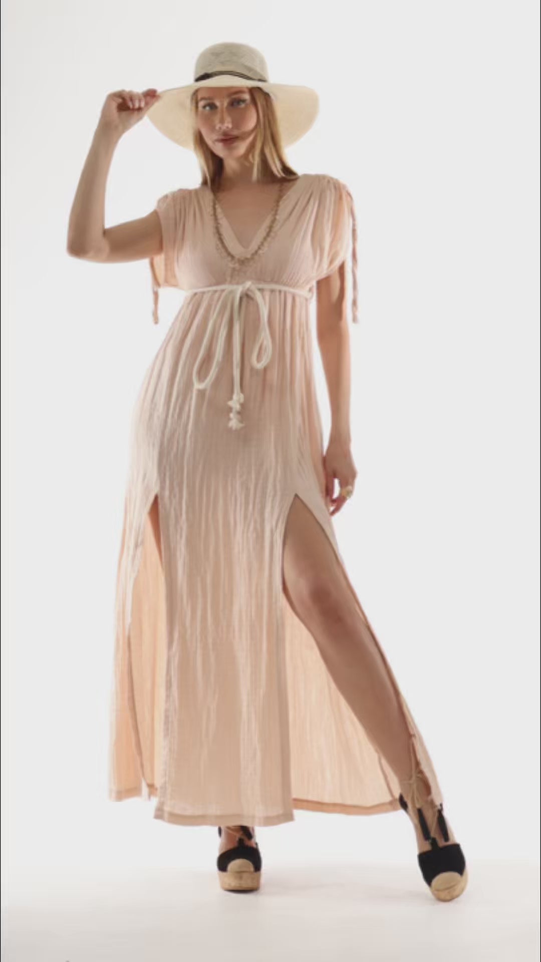 Boho Greek Goddess Dress, Bohemian Mediaval Dress
